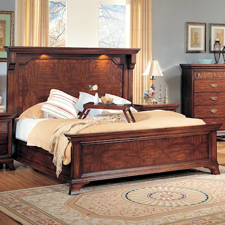 Queen-Sized Panel Headboard & Footboard Bed